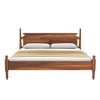 Bala Solid Wood Queen  Size Bed Without Storage (Teak Finish)