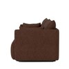 Cozychic Wood 3 Seater With Upholstery Non Storage Sofa In Red Colour