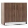 Alex 9 Pair Shoe Rack in Classic Walnut Finish
