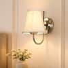 Devansh Metal Electric Wall Light in Gold Colour with Multicolor Shade Count of 1 Light