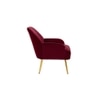 Ellie Accent Chair in Maroon Colour