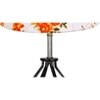 Kalani Multicolor cotton Table lamp with Wood & Iron Base