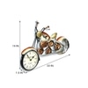 Craft Tree Metal Handpainted Decorative Bike  Clock Showpiece Dial Size 6''