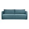 Vantella 3 Seater Fold Out Sofa Cum Bed In T Blue Colour