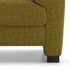 Farina Premium 1 Seater Fabric Sofa in Olive Green Colour