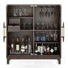 Satori Solid Wood Bar Cabinet in Semi Gloss Finish