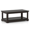 Alexandra Solid Wood Coffee Table in American Walnut Finish