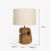 Ruko Handcrafted Table Lamp