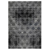 Multicolor Geometric Machine Made Polyester 2 X 5 Feet Carpet