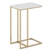 Tory Metal Sofa C Table In Gold Finish