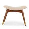 Zuno Seating Stool in Beige Color