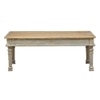 Athens Solid Wood Coffee Table In Grey Finish