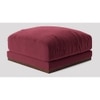 Denvar Ottoman Color in Maroon