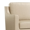 Abbey 2 Seater Fabric Sofa in Pearl Colour
