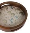 Hummingbird Garden Round Tray for Kitchen Organization - Large (1 Piece)