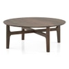 Cayman Wooden Top Coffee Table in Danish Walnut Finish