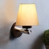 Devansh Metal Electric Wall Light in off-white Colour with off-white Shade Count of 1 Light