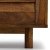 Terence Solid Wood Bedside Table in Teak Finish
