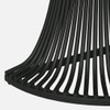 Sleek Metal Console Table in Black Colour