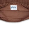 Jersey Chunky Knit Rust Decorative Cushion Cover 16 x 16 Inches