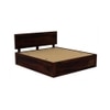Esra Sheesham Wood Queen Size Bed Box Storage Walnut Finish (60 x 78 inches)