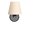 Devansh Metal Electric Wall Light in off-white Colour with off-white Shade Count of 1 Light