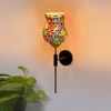 Devansh Metal Electric Wall Light in Black Colour with Multi Shade Count of 1 Light