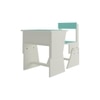 Utopia Extendable Toddler Study Desk and Chair Set in Misty Turquoise Colour