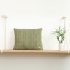 Holly Dried Herb Knitted Cushion Cover  16X16 Inches