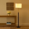 Devansh Wood & Metal Floor Lamp