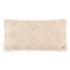 Danube Cloud Dancer Cotton Knitted Cushion Cover 12X20 Inches
