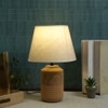 Ceramic Table Lamp Beige Timeless Elegant Design