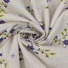 Rhea White Floral 290 TC Cotton Flat Single Size Bedsheet with 1 Pillow Cover – Threads