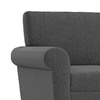 Oxford 2 Seater Fabric Sofa in Steel Grey Colour