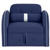 Jayen 1 Seater Pull Out Sofa cum Bed  in Navy Blue Colour