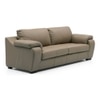 Trissino 3 Seater Leather Sofa in Cappuccino Colour