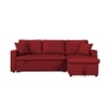 Doozy 3 Sofa cum Bed with Storage in Red Colour