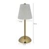 Premium Cordless Metal Desk Lamp with 15 Hour Battery and Spotted Design