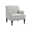Terren Boucle Fabric Lounge Chair in White