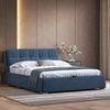 Stanhope Upholstery Hydraulic King Size Bed In Baltic Blue