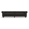 Winchester Premium 4 Seater Fabric Sofa in Graphite Grey Colour