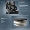 Kepler Brooks Vogue Premium Office Chair in Black Colour