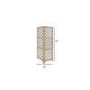 Loreene Solid Wood 4 Panel Room Divider