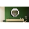Aluminium LED Octagon Decorative wall mirror by elegant arts and frames (Mirror size 500 mm)