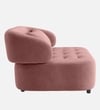 Henry Velvet 1 Seater Sofa Peach color