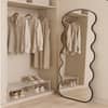 The Artment Black Meander Unbreakable Floor Mirror For Home (160 X 60 CM)