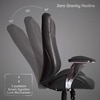 Kepler Brooks Atlas Premium Leatherette Office Desk Chair in Black Colour