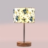 Devansh Multicolor Cotton Table Lamp With  Natural  Wood Base  & Steel Pipe (7X17 Inches)-15
