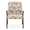 Chandigarh Lounge Chair in Mustard Mist Ikat Colour