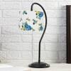 Multi cotton Curvy table lamp with Iron Base (SP13)